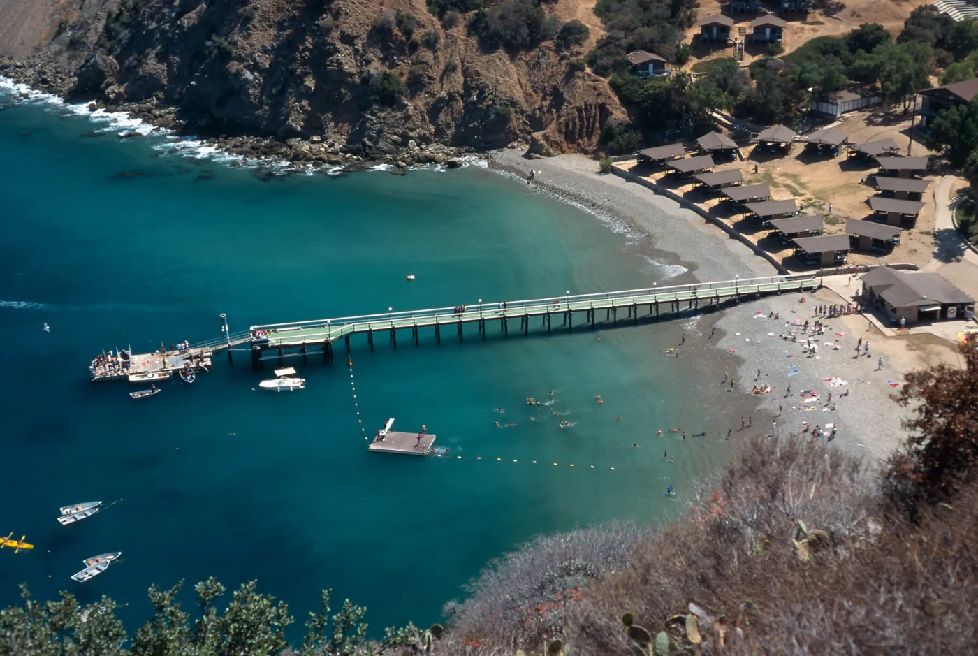 YMCA Camp at Button Shell Beach, Santa Catalina Island