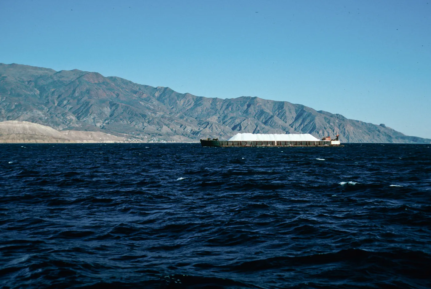 salt barge, Southeast end of Cedros Island