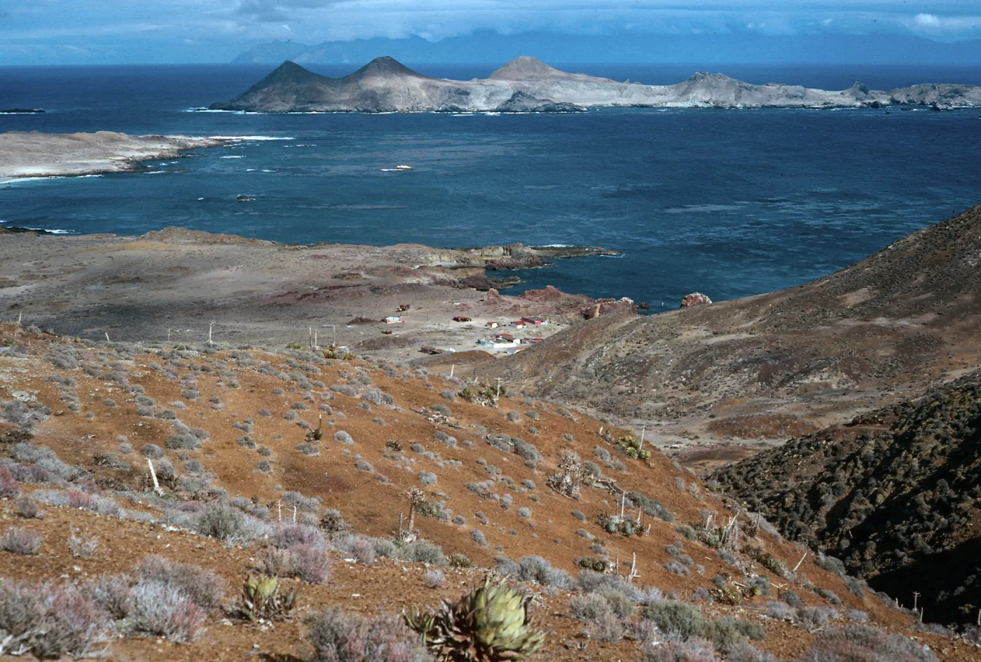 view of Middle San Benito & East San Benito Islands from West San Benito Island