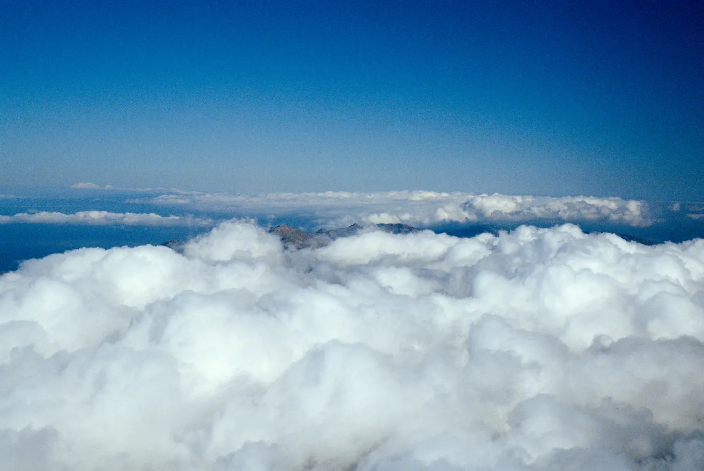 North ridge & fog, Santa Cruz Island