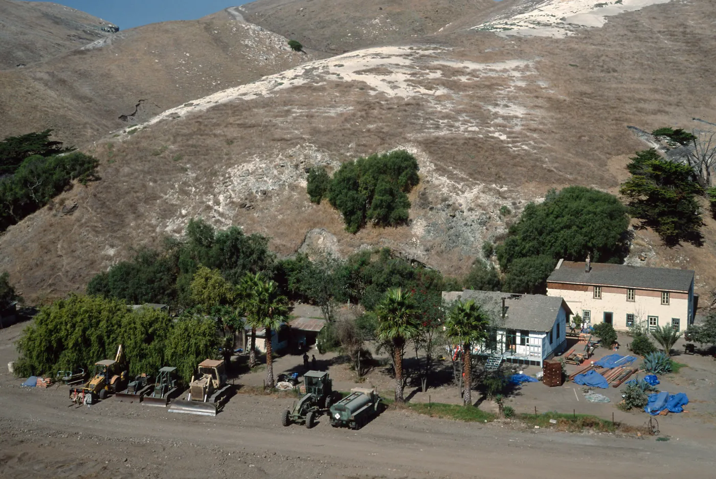Scorpion Ranch from road to Smuggglers, East Santa Cruz Island
