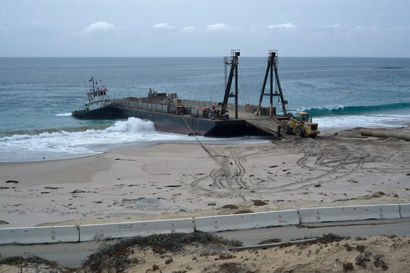 Metric Company barge, Daytona Beach, San Nicolas Island