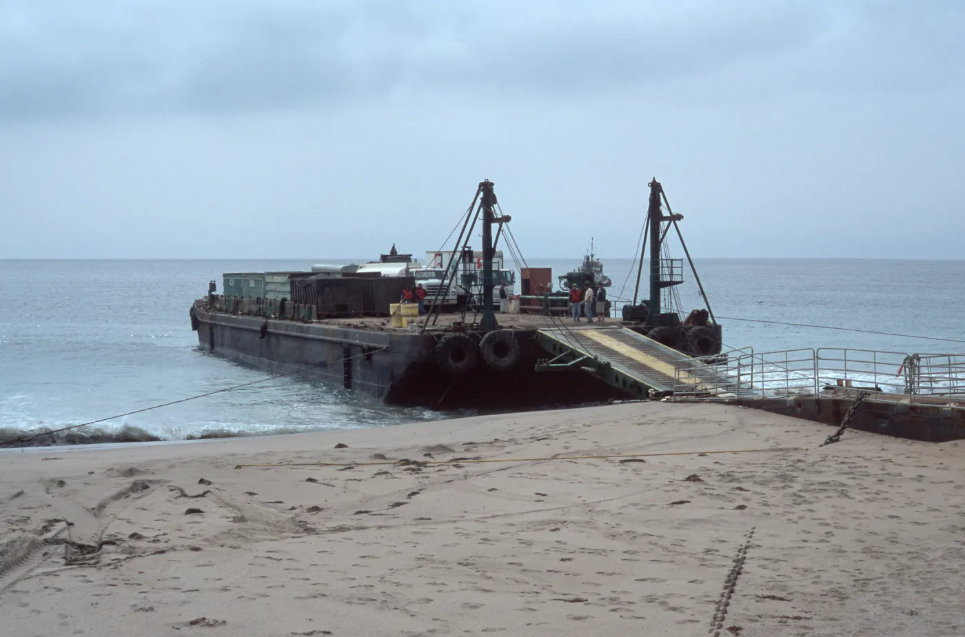 barge, Daytona Beach, San Nicolas Island