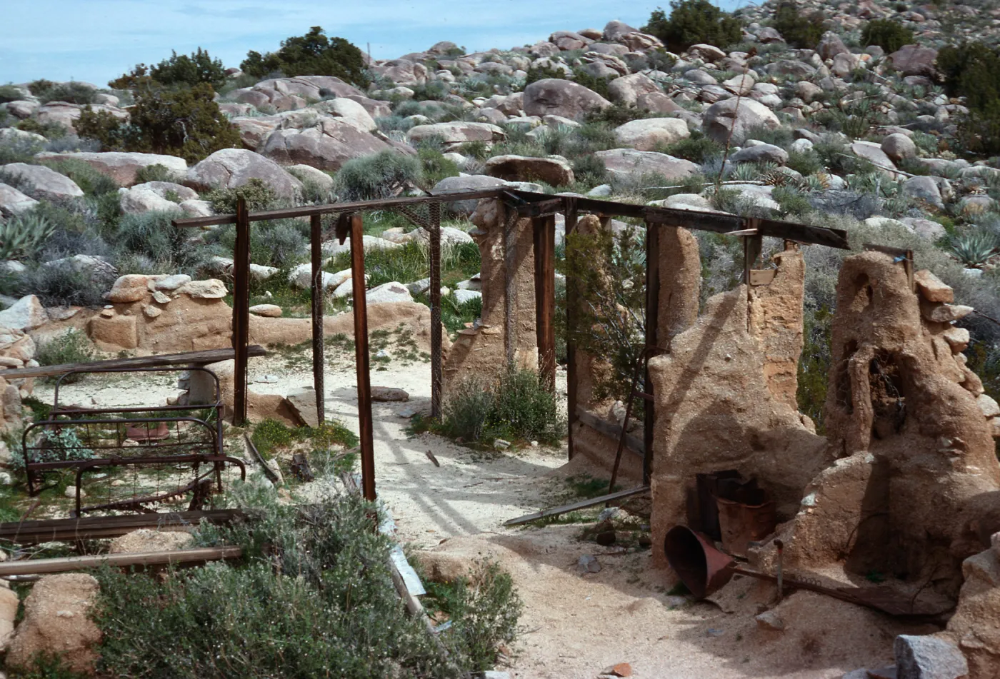 ruins, Ghost Mountain, Anza-Borrego State Park, San Diego County