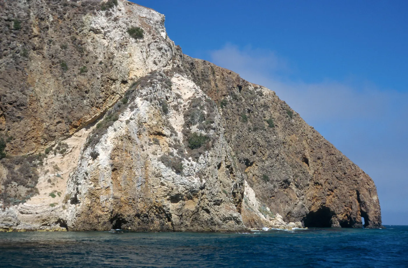 bluffs, West of Scorpion Bay, Santa Cruz Island