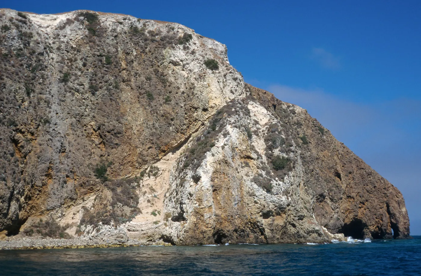 bluffs, West of Scorpion Bay, Santa Cruz Island