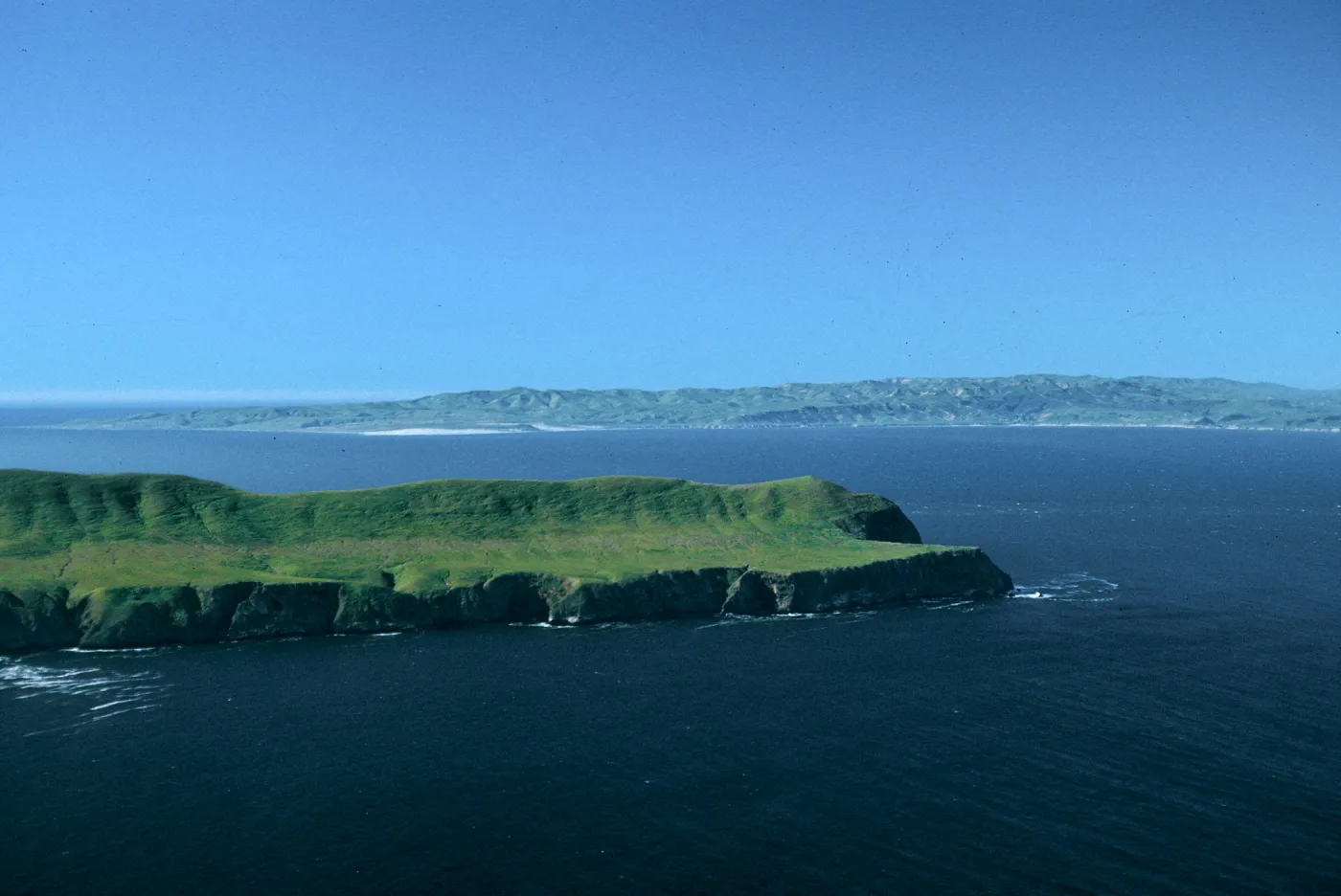 West end, Santa Cruz Island, Santa Rosa Island in background