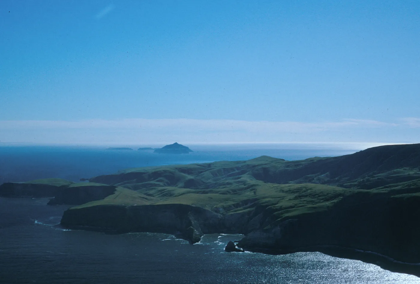Potato Harbor & view of East end of Santa Cruz Island