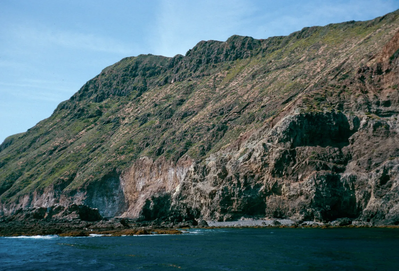 offshore bluffs, West Anacapa Island