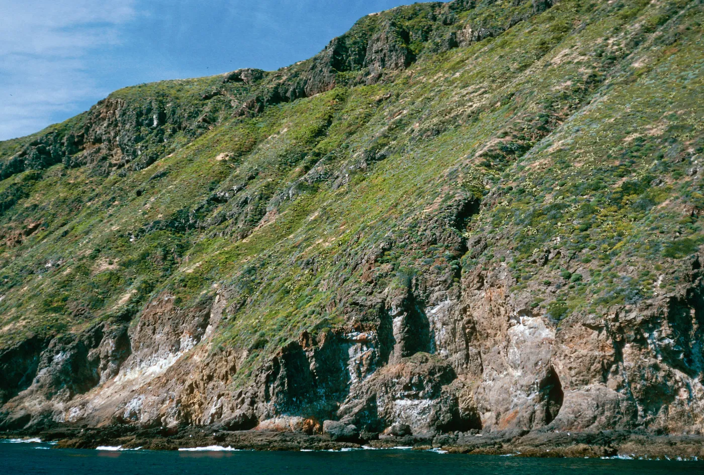 offshore bluffs, West Anacapa Island