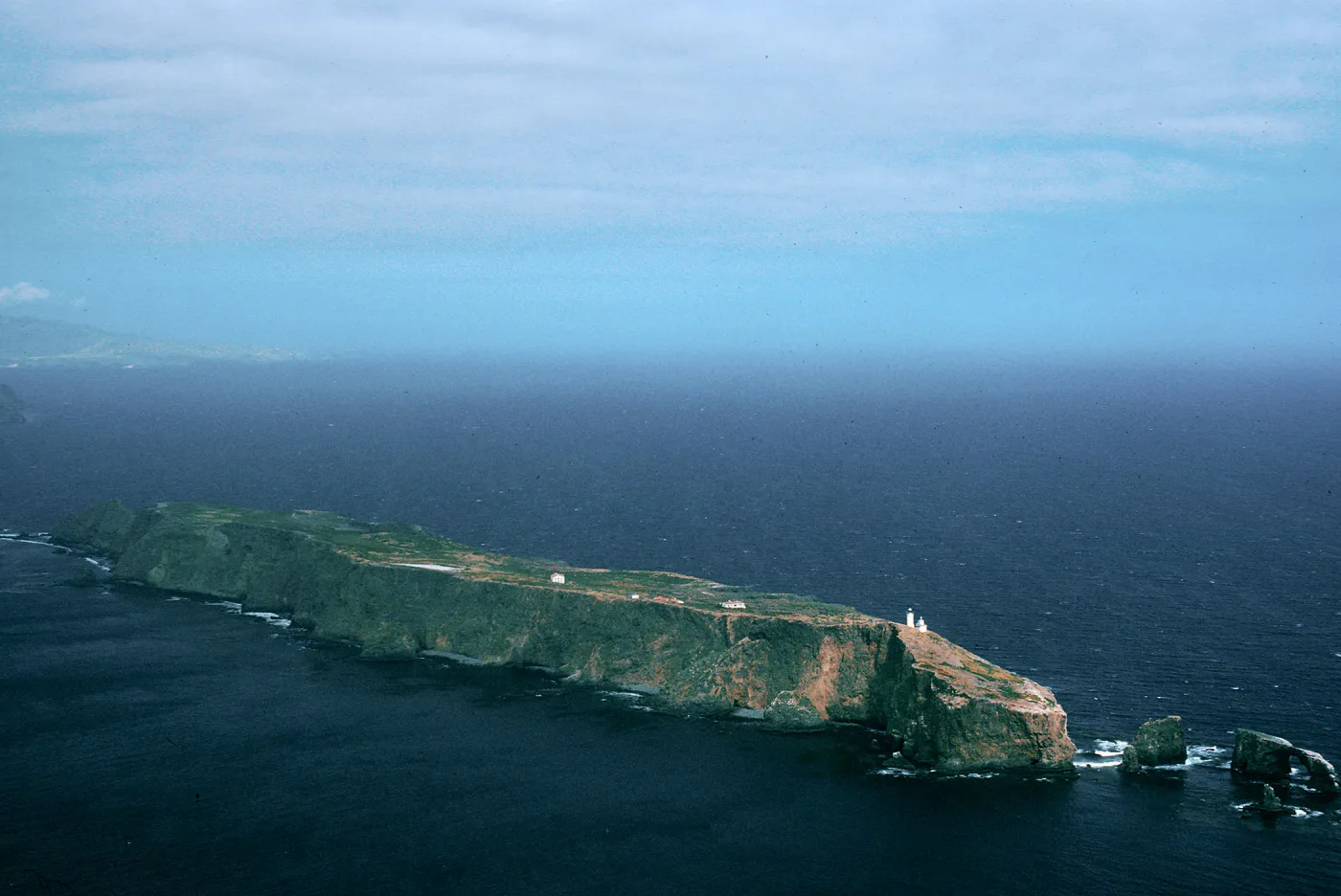 Arch Rock on right, East Anacapa Island