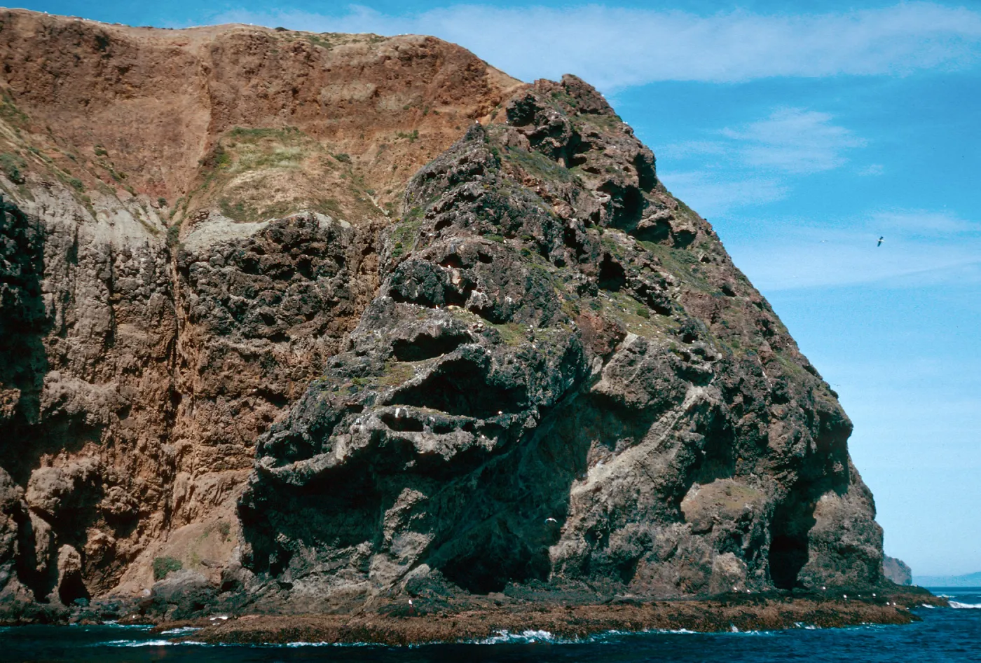 offshore bluffs, Anacapa Island