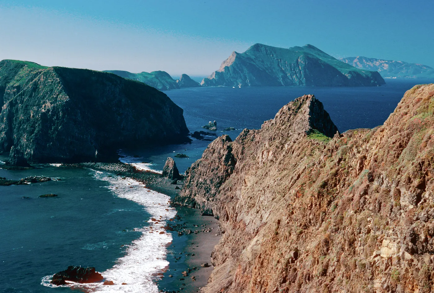 view of Middle, West Anacapa Islands, East Anacapa Island