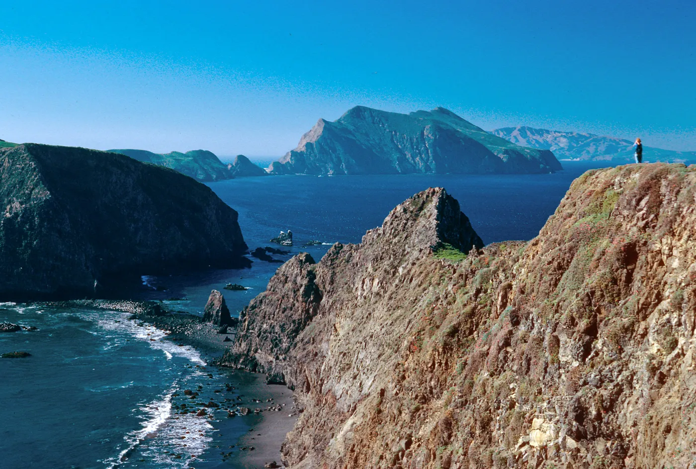 view of Middle, West Anacapa Islands, East Anacapa Island