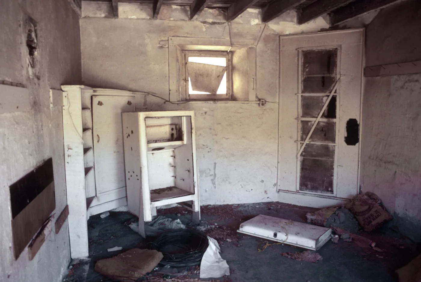 kitchen, ranch at Smugglers Cove, downstairs in middle, Santa Cruz Island