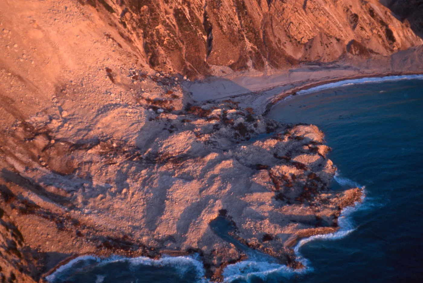 landside of 7/7/98, East end of China Harbor, Santa Cruz Island