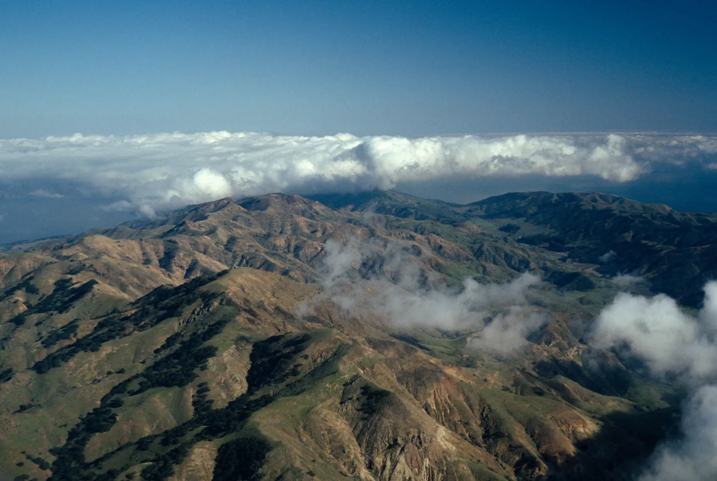 North ridge & Central Valley, from vicinity of Picacho Diablo, Santa Cruz Island