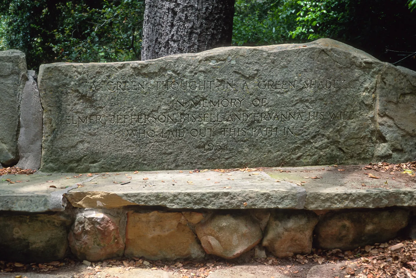 Bissell Bench, Santa Barbara Botanic Garden