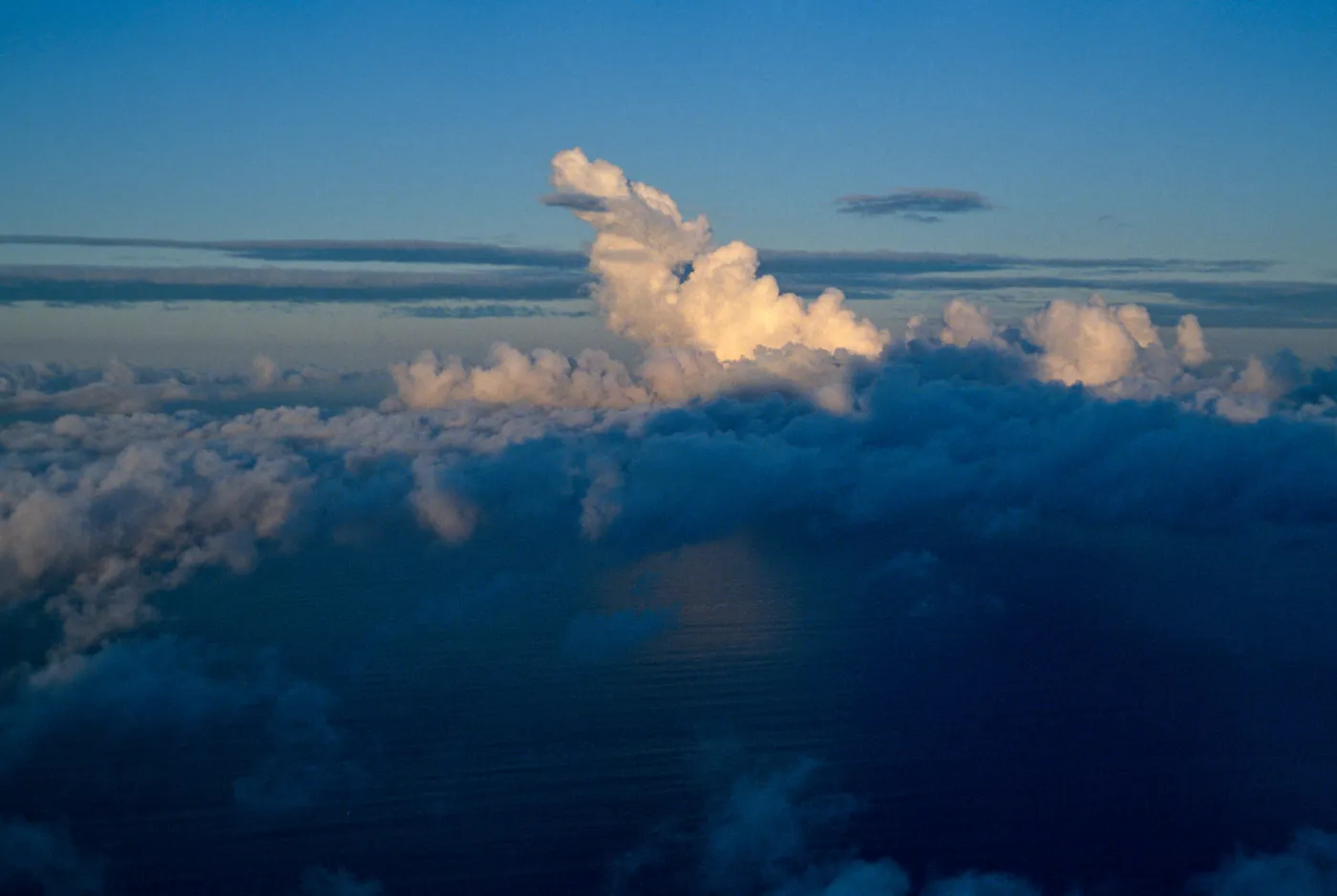 clouds on flight to San Nicolas Island
