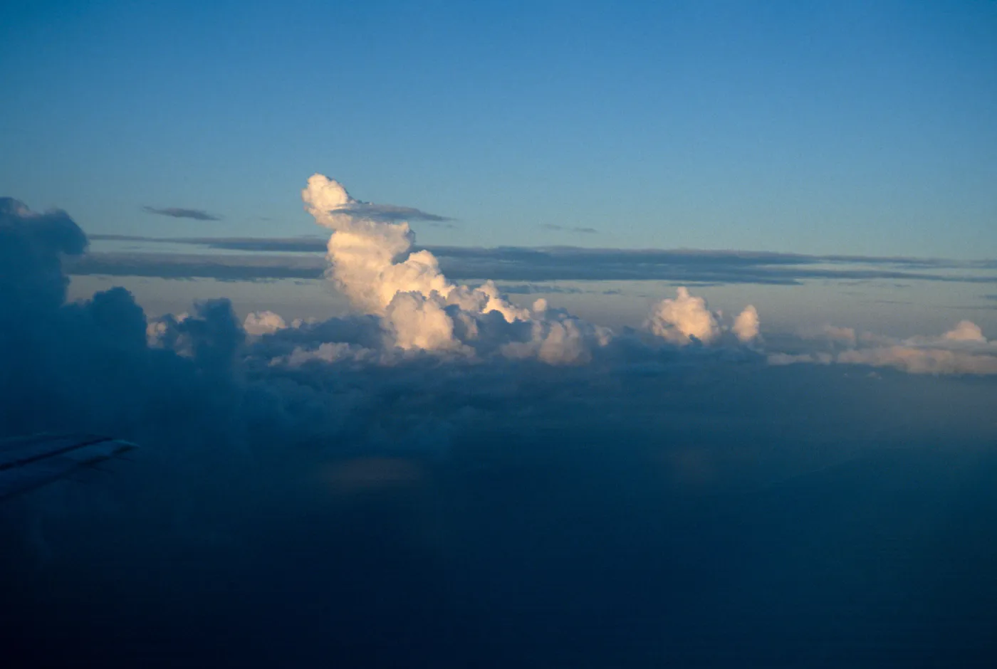 clouds on flight to San Nicolas Island