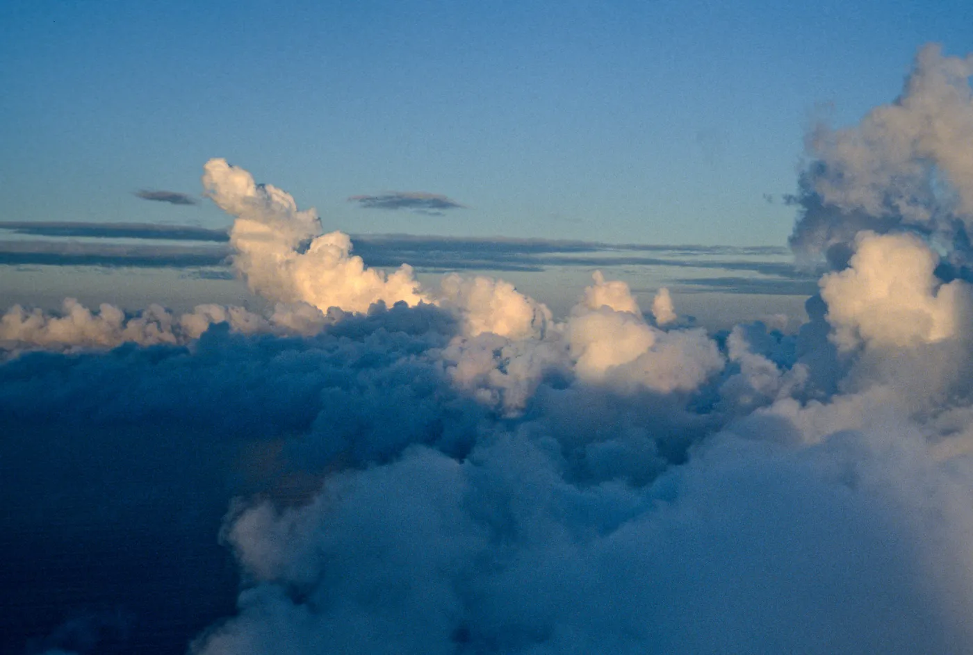 clouds on flight to San Nicolas Island