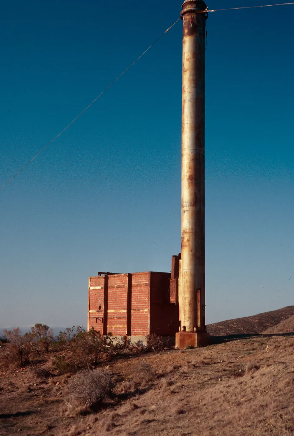 incinerator, hill above Johnsons Lee, Santa Rosa Island