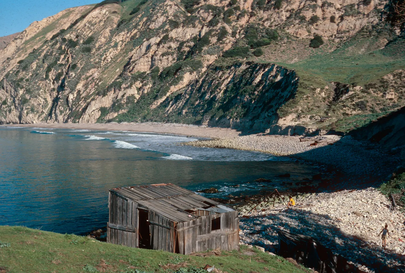 fishing shack, China Harbor, Santa Cruz Island