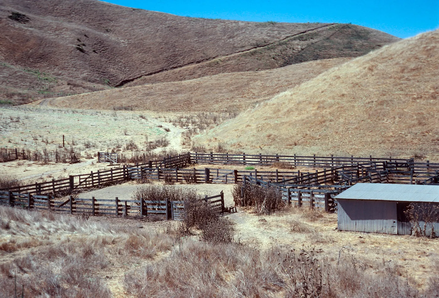 stock pens at Campo Del Norte, Santa Cruz Island