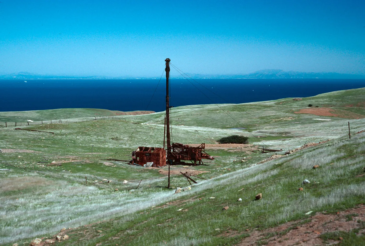 oil well, near Scorpion, Santa Cruz Island