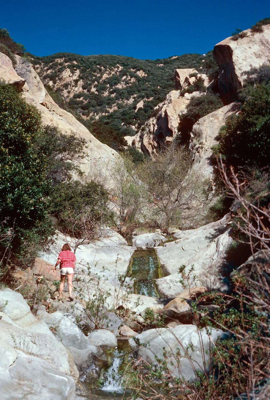 above Seven Falls, Mission Canyon, Santa Barbara County