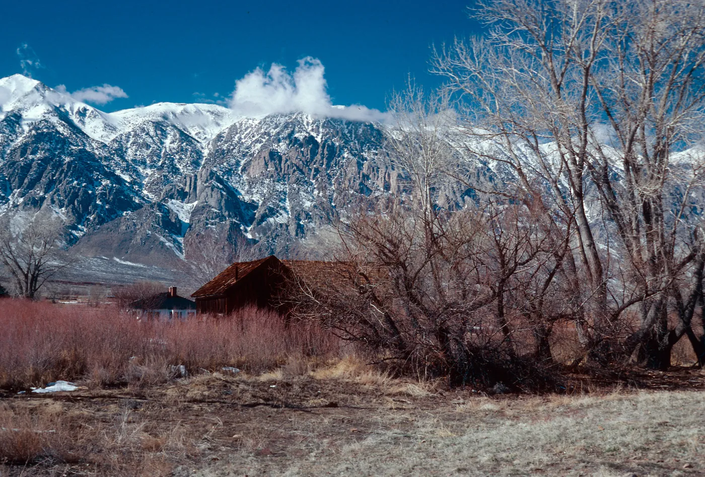 Pine Creek Road, Sierra Nevada, East side, Inyo County