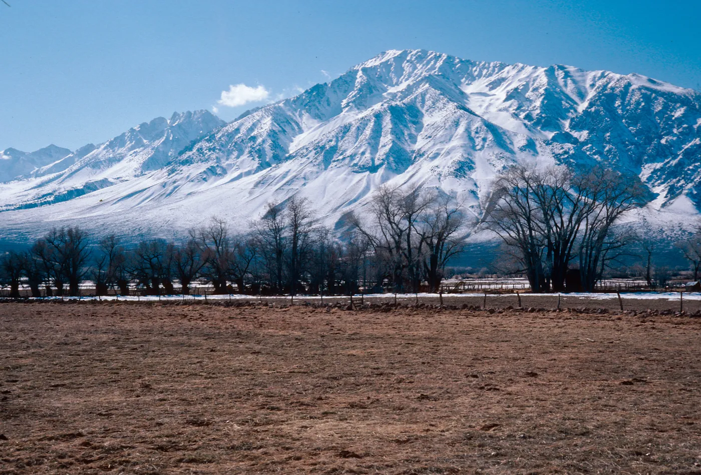 Pine Creek Road, Round Valley, Sierra Nevada, Inyo County