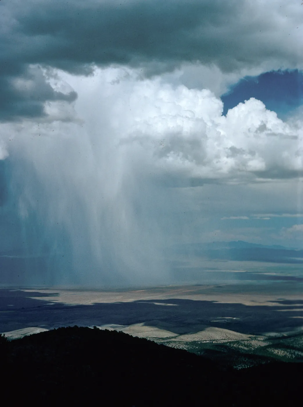 storm, valley, East of Wheeler Peak, Nevada