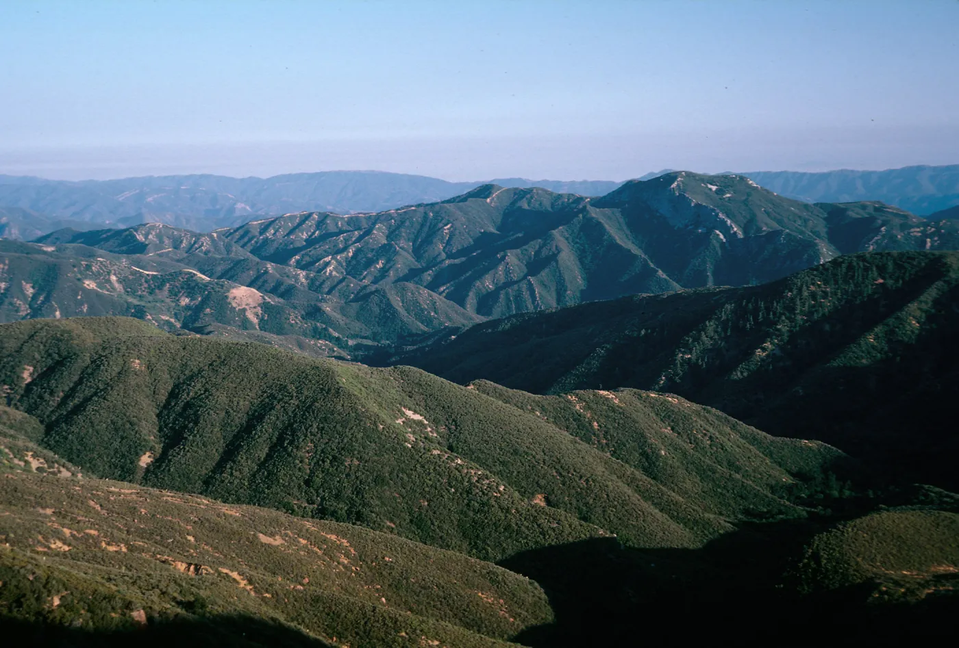 coast from road to Big Pine Mountain, Santa Barbara County