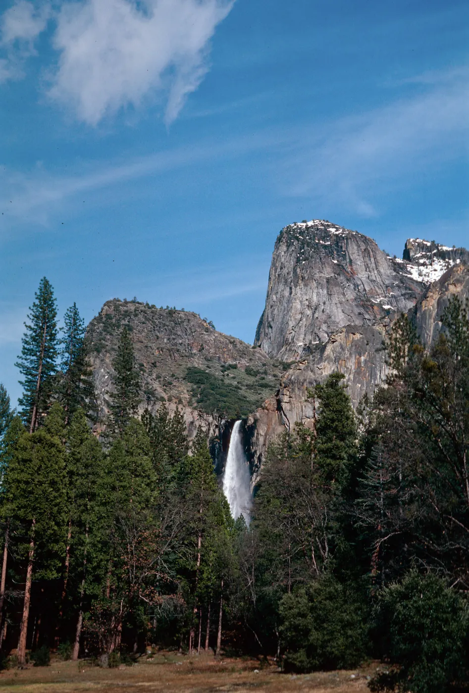 Bridal Veil Falls, El Portal Road, Yosemite National Park, Mariposa County