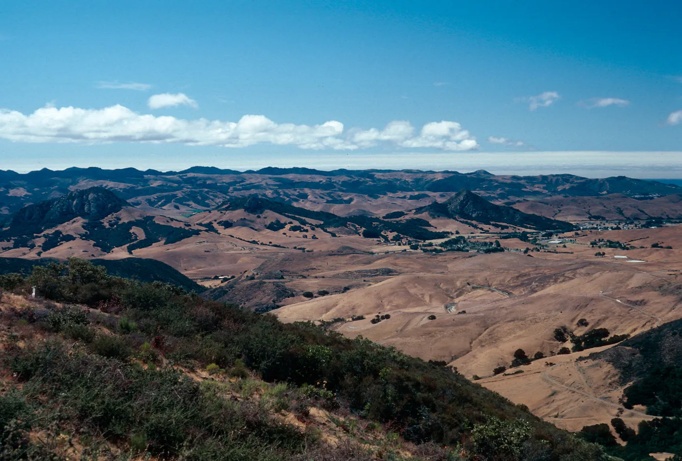 Los Osos Valley, from West Cuesta Summit Road, San Luis Obispo County