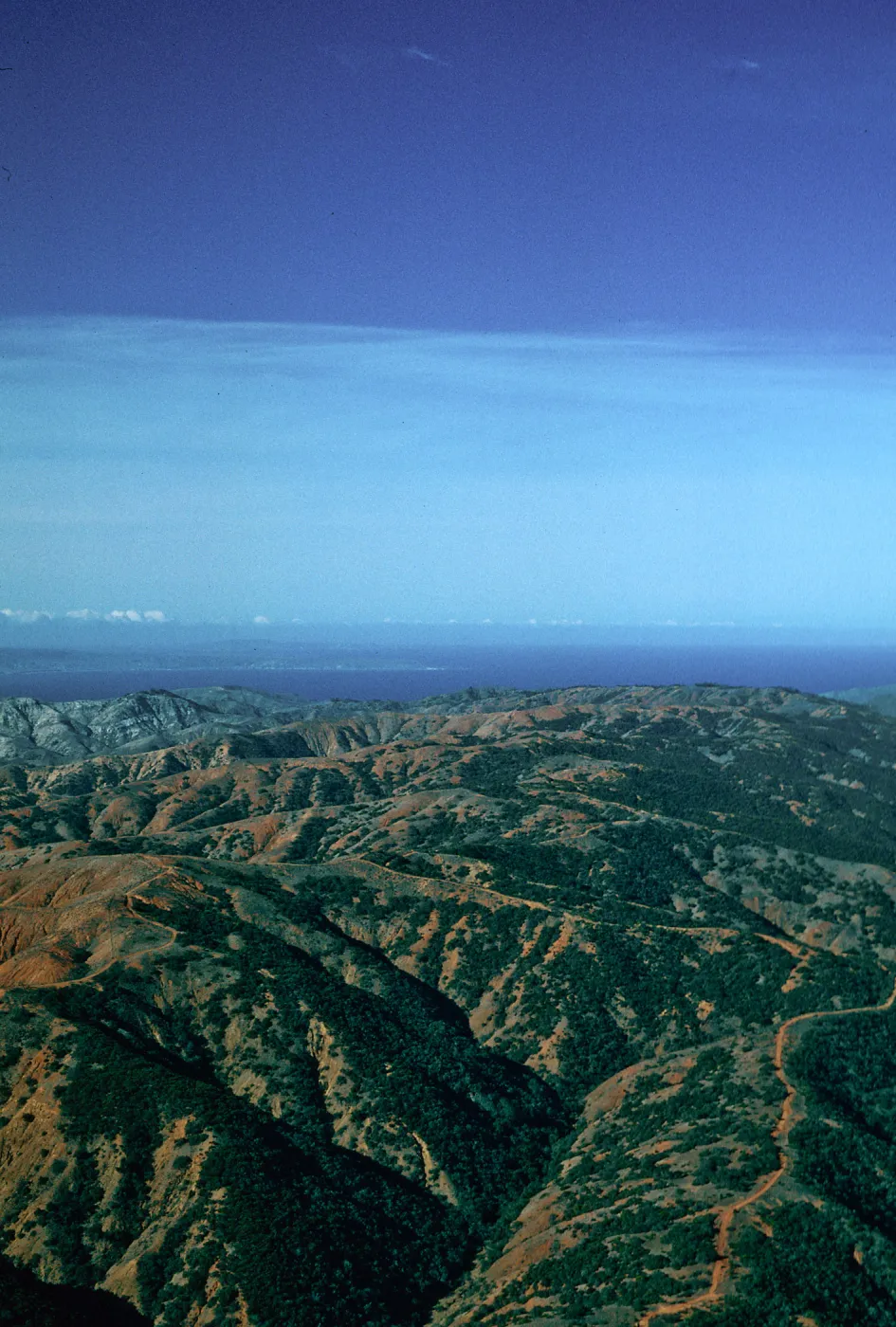 view of Sierra Blanca, Santa Rosa, San Miguel Islands, Santa Cruz Island