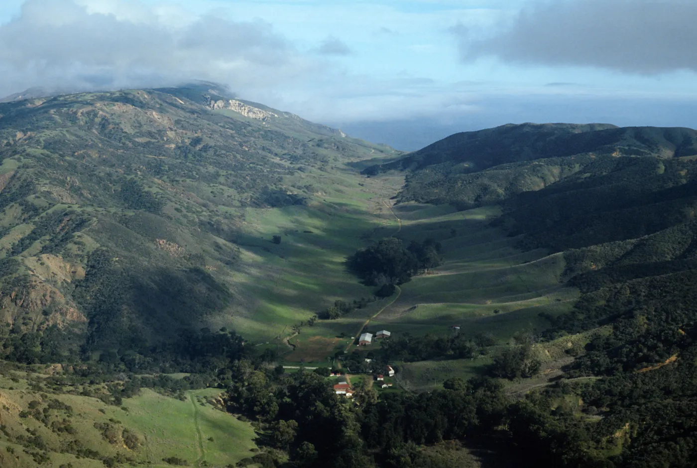 ranch & Central Valley - looking East, Santa Cruz Island