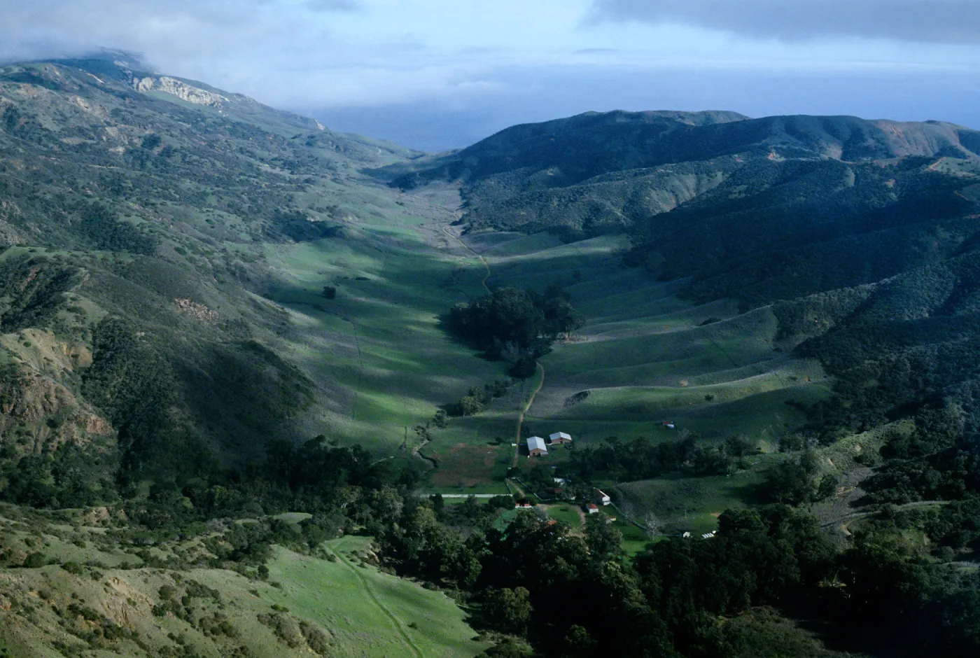 ranch & Central Valley, looking East, Santa Cruz Island