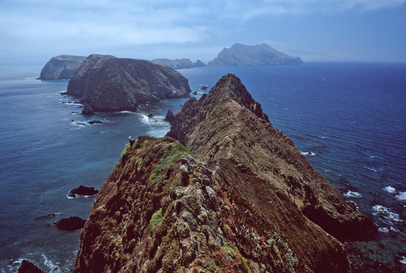 Inspiration Point view - looking West from East Anacapa Island