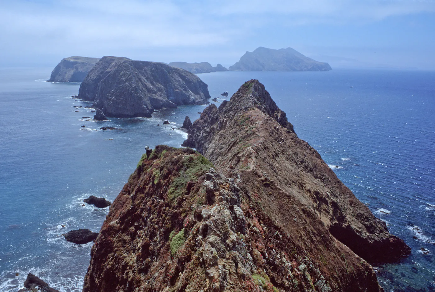 Inspiration Point view - looking West from East Anacapa Island