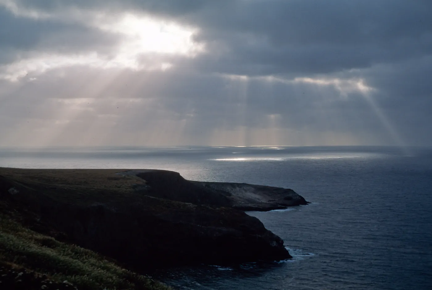 Santa Barbara Island, Sunbeams over Webster Point