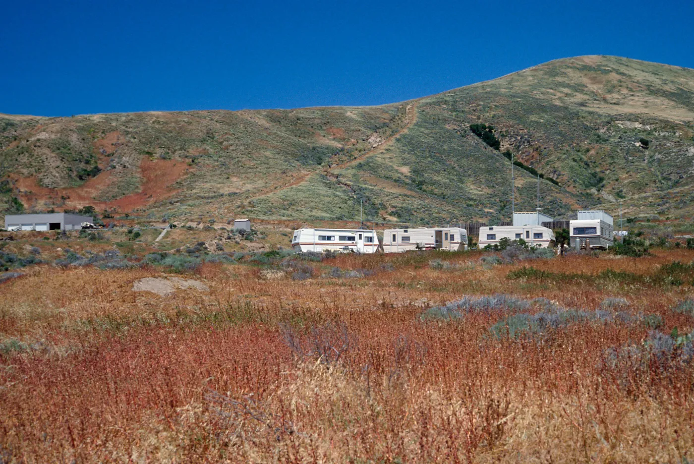 NPS trailers, Johnson's Lee, Santa Rosa Island