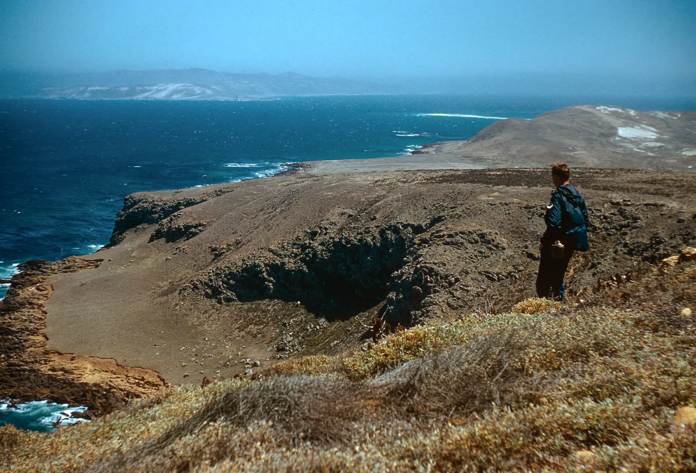 looking Southeast from Bay Point toward Cardwell Point & Santa Rosa Island, San Miguel Island