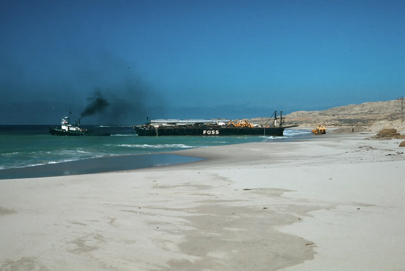 barge, Daytona Beach, San Nicolas Island