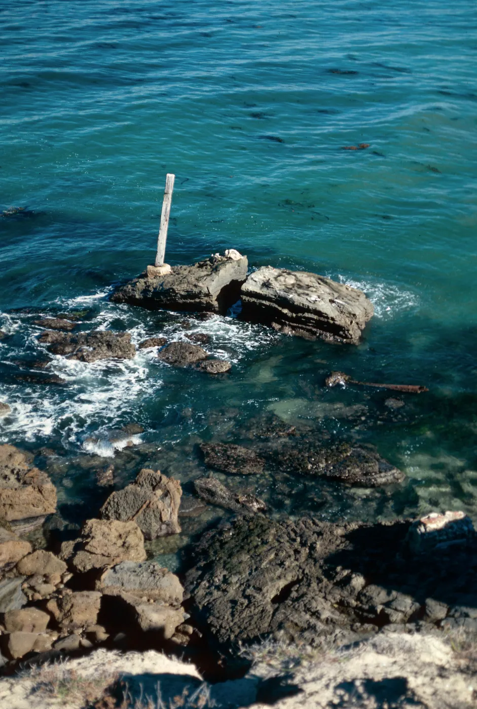 old sheep pier, just West of NAVFAC, San Nicolas Island