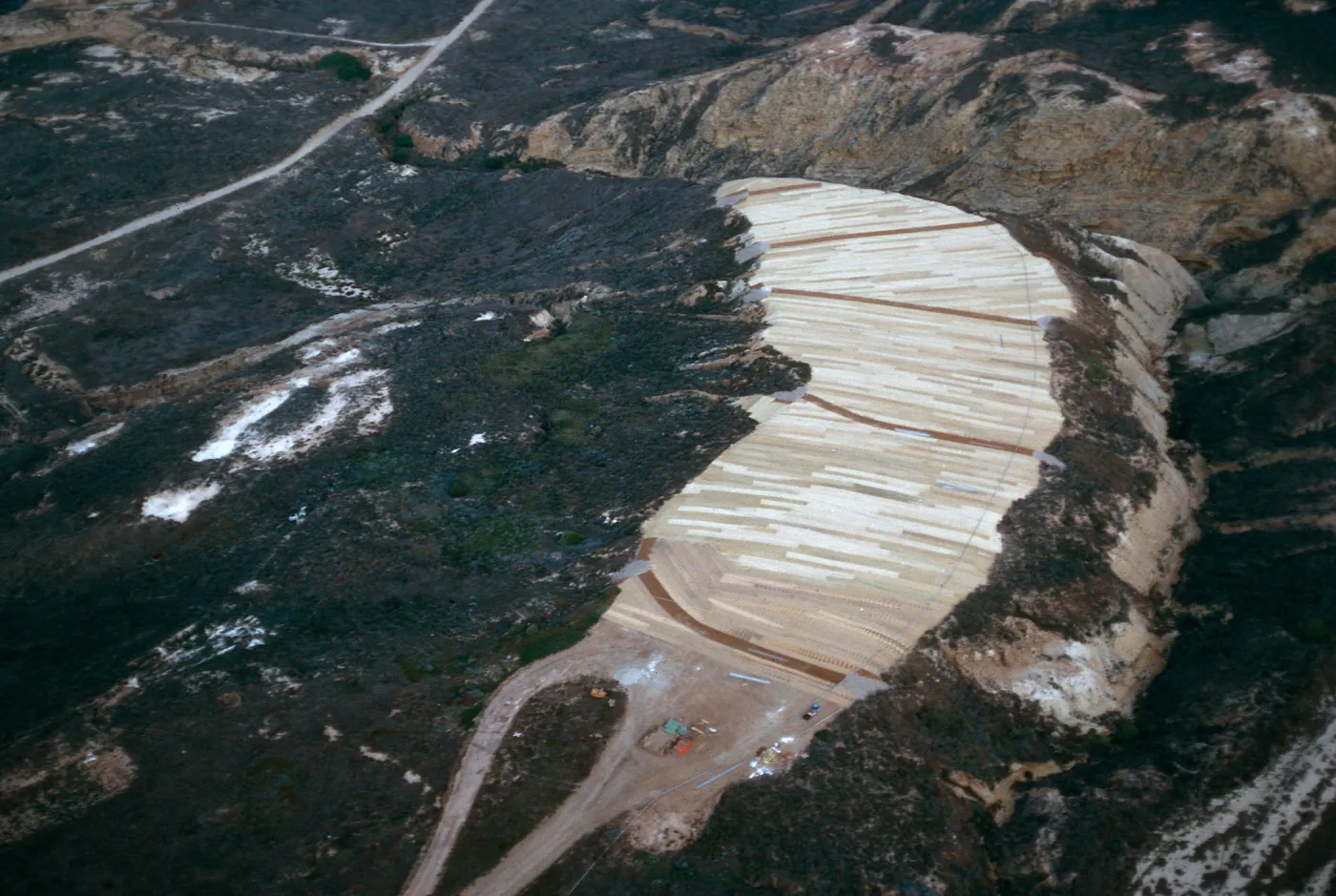 landfill area, by living compound, San Nicolas Island
