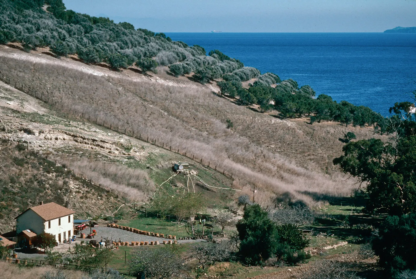 1889 Adobe Ranch house, Smugglers Cove, Santa Cruz Island