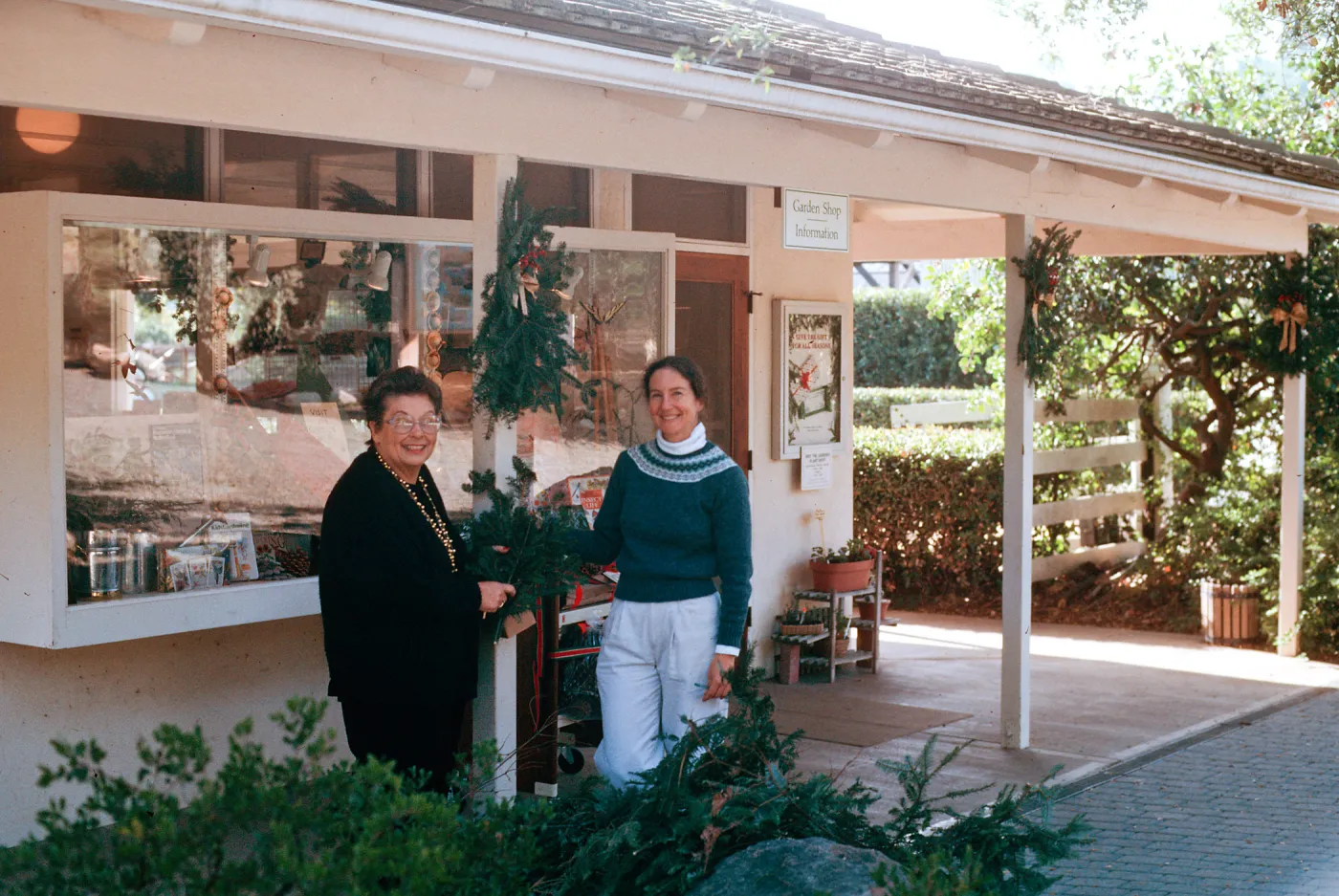 Dorothy Keinath, volunteer and Gail, Meadows Shop manager