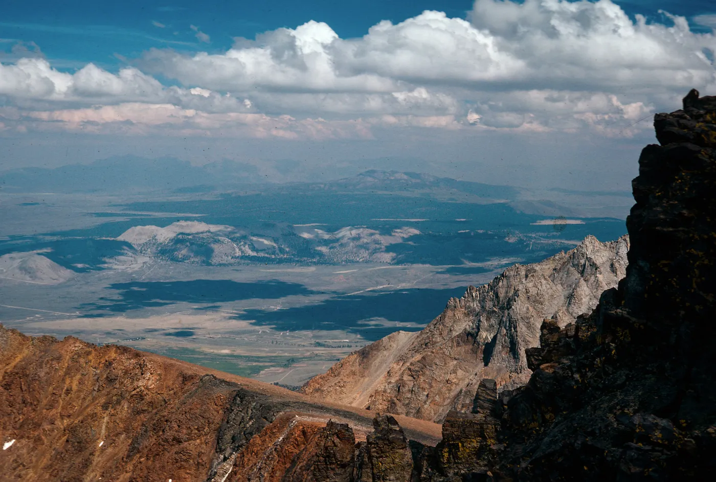 Southeast toward Mono Craters and Great Basin, near summit of Mt. Dana